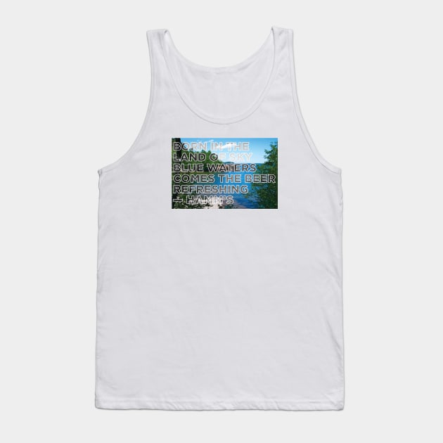 Born in the Land of Sky Blue Waters — Minnesota Tank Top by Eugene and Jonnie Tee's